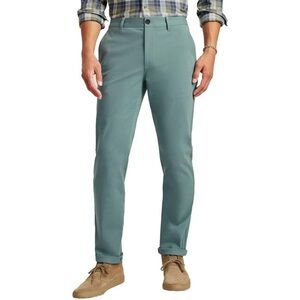 Bonobos Mens The Chino 2.0 Pants Straight Fit in Teal Blue size 35 x 30 Classic